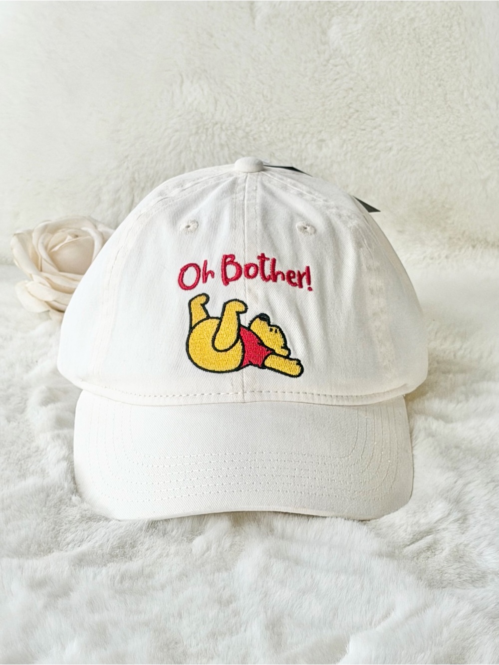 Walt Disney’s Hat with Winnie the Pooh "Oh Bother!" Embroidery with Pooh Bear